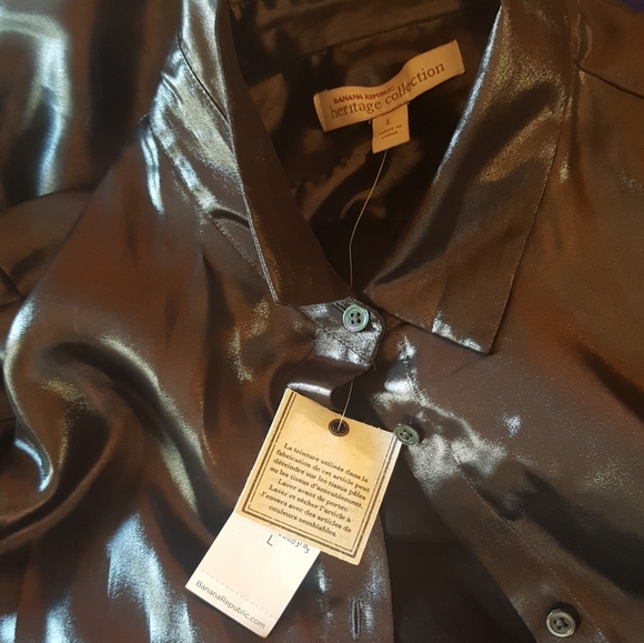 Heritage Collection Liquid Silver Blouse - Picture 3 of 6